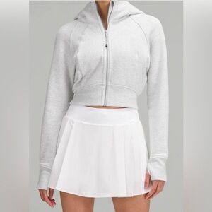 Lululemon scuba cropped full zip hoodie